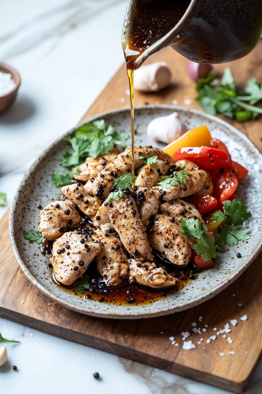 Black Pepper Chicken