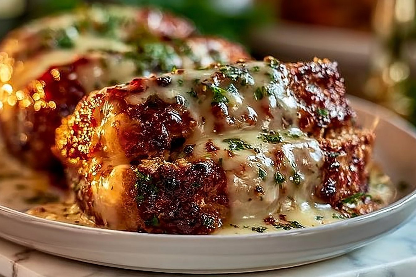 Garlic Parmesan Meatloaf