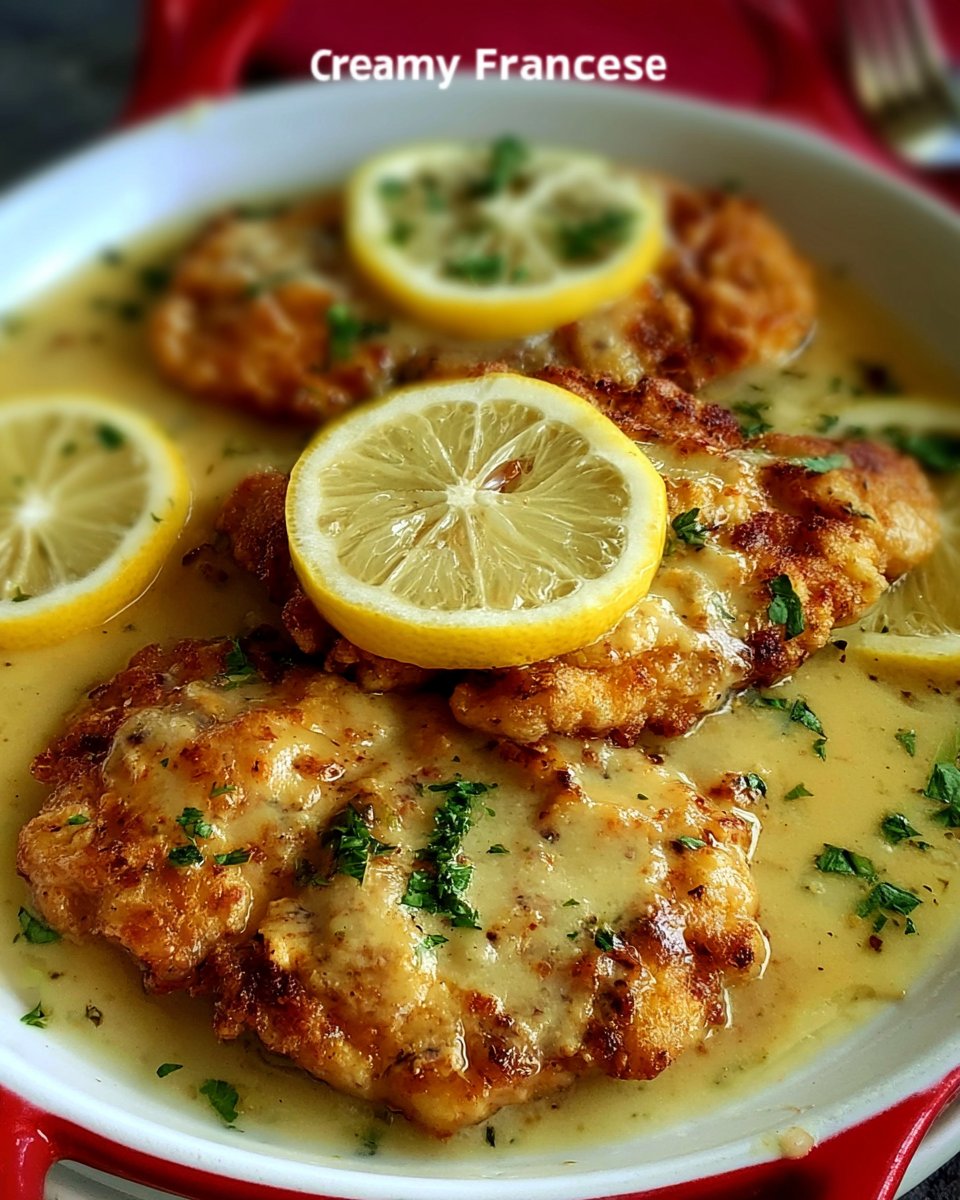 Creamy Chicken Francese Recipe