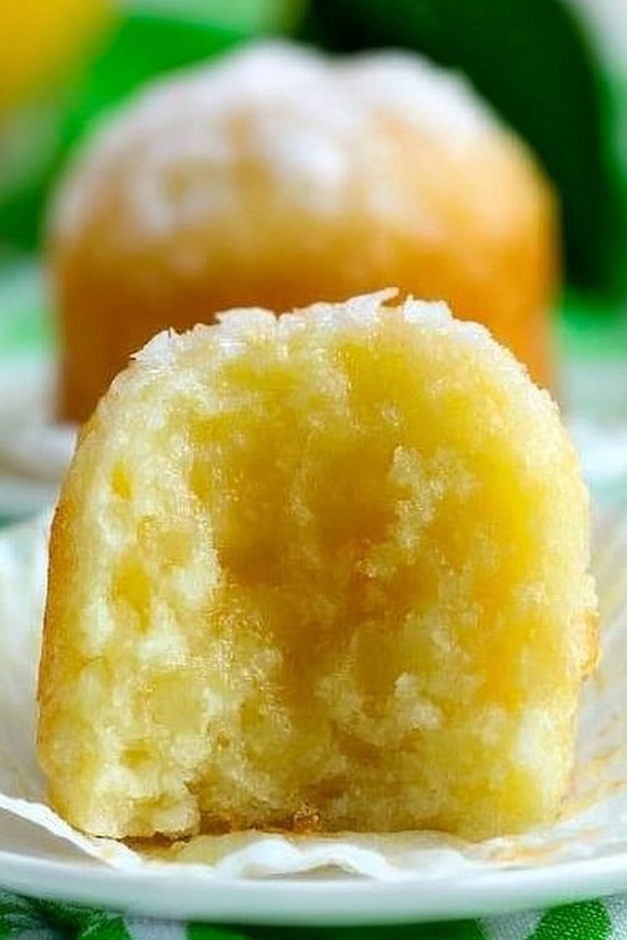 From Scratch Mini Lemon Drop Cakes