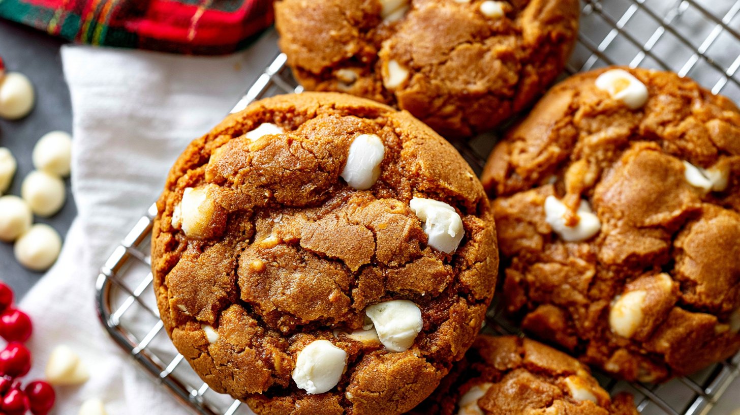 Bakery Gingerbread White Chocolate Cookies