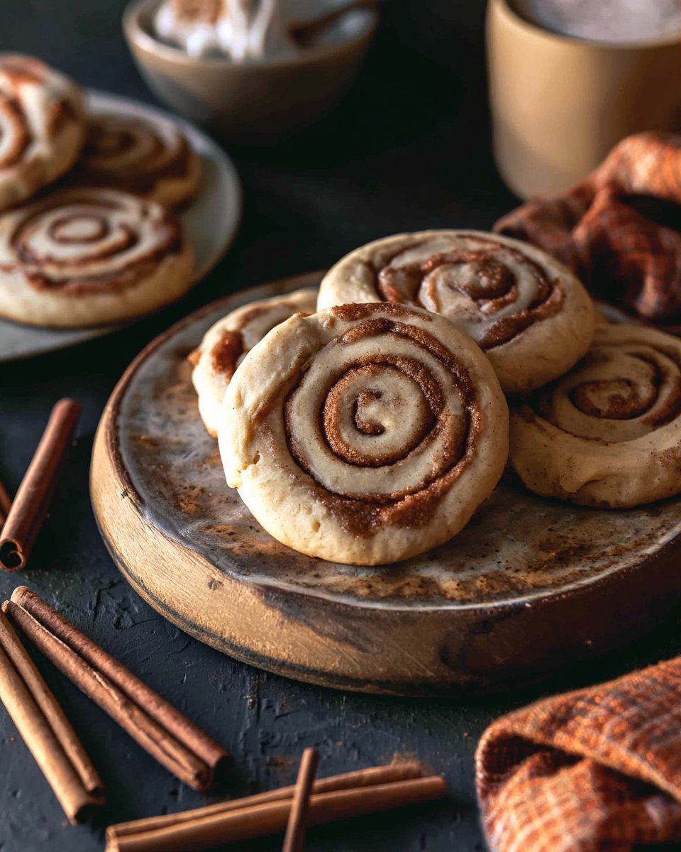 CRUMBL Cinnamon Swirl Cookies