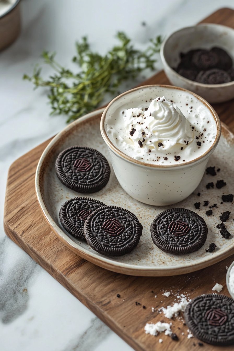 Creamy Cookies and Cream Milkshake
