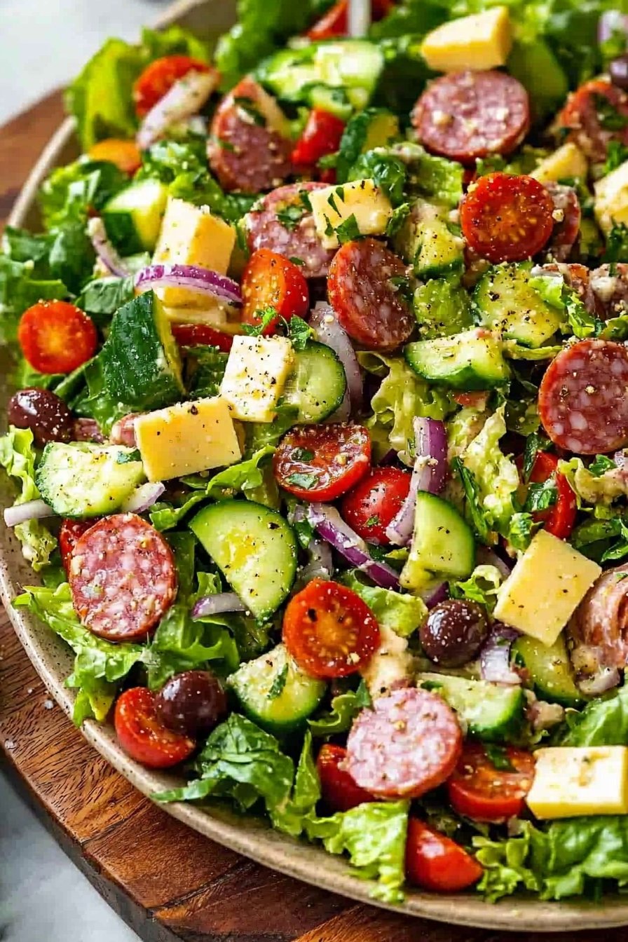 Best Italian Grinder Chopped Salad