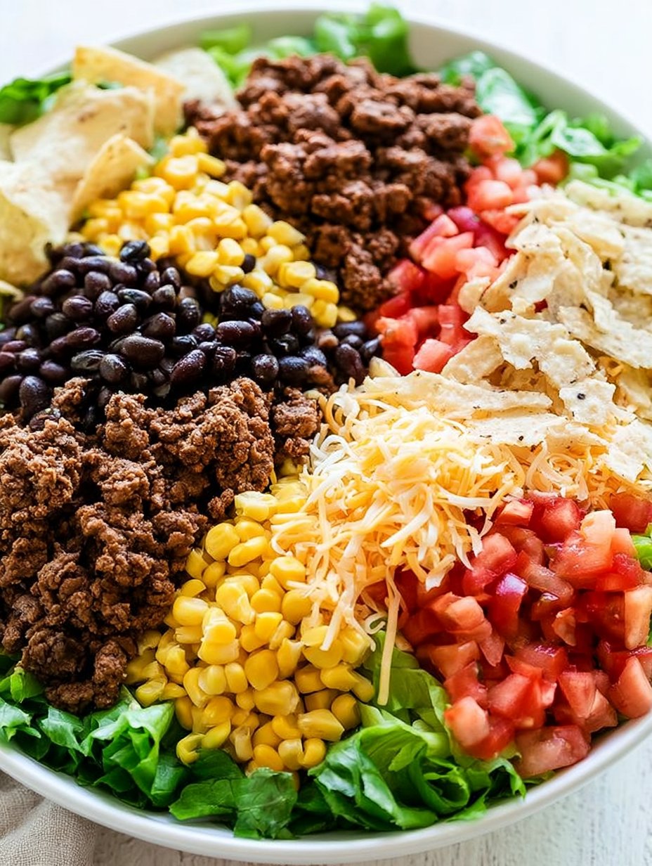 Ensalada de Tacos de Carne Molida