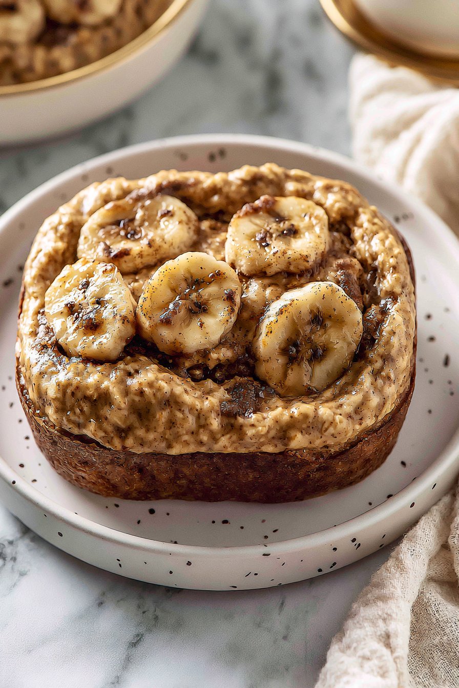 Banana Bread Baked Oats