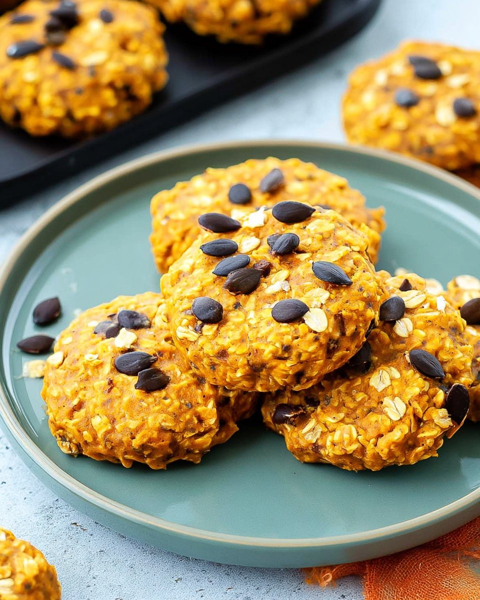 Healthy Pumpkin Cookies (3 Ingredients)