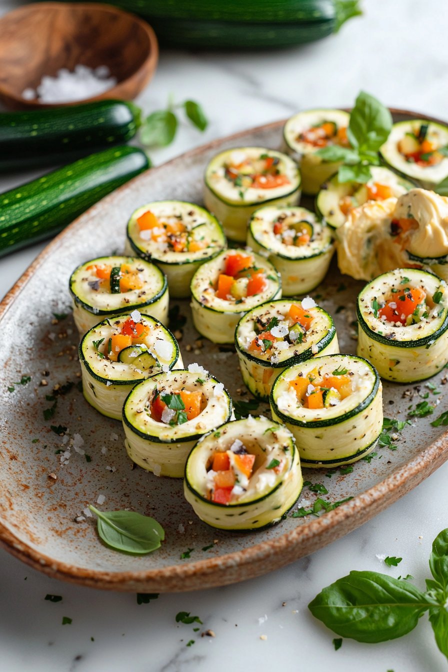 Zucchini-Röllchen