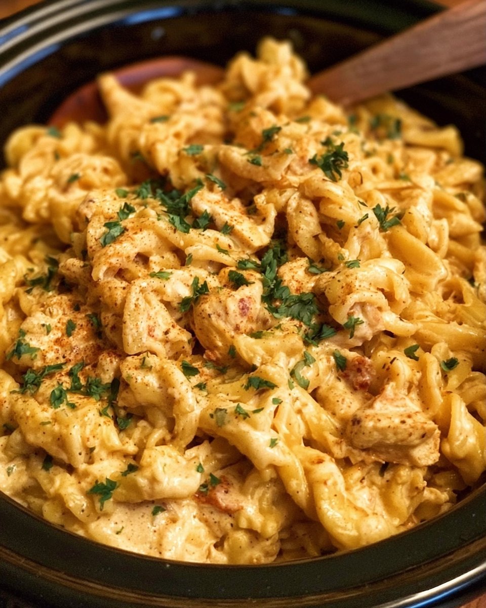 Crock Pot Cajun Chicken Pasta Recipe