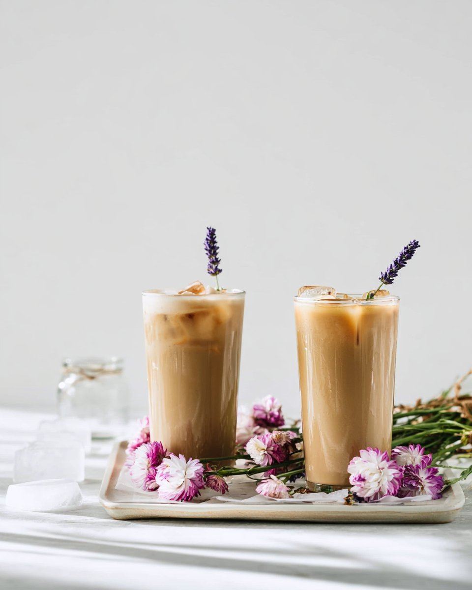 Iced Lavender Dirty Chai Latte
