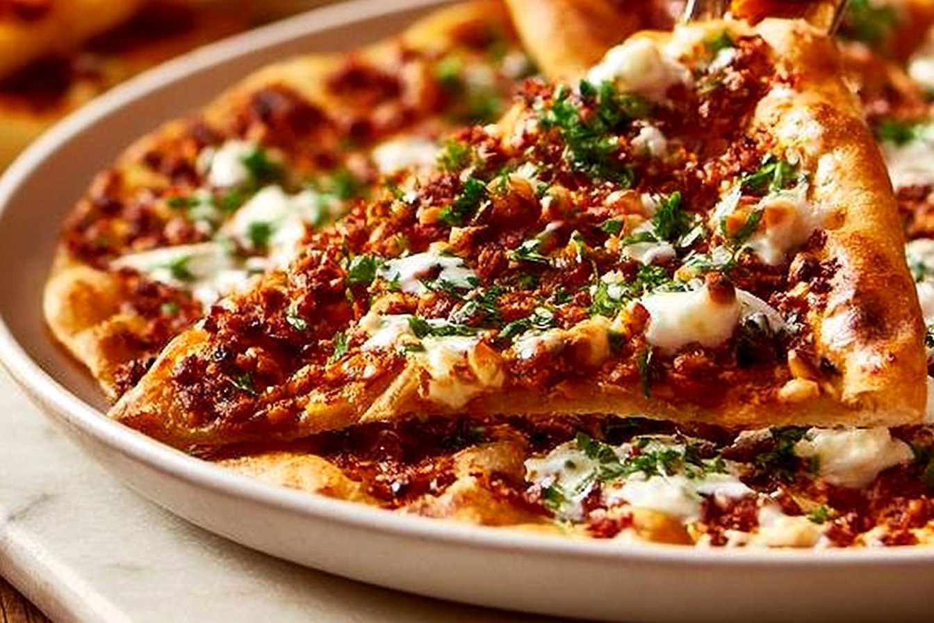 8 minute Lebanese Pizzas (Lahmacun!)