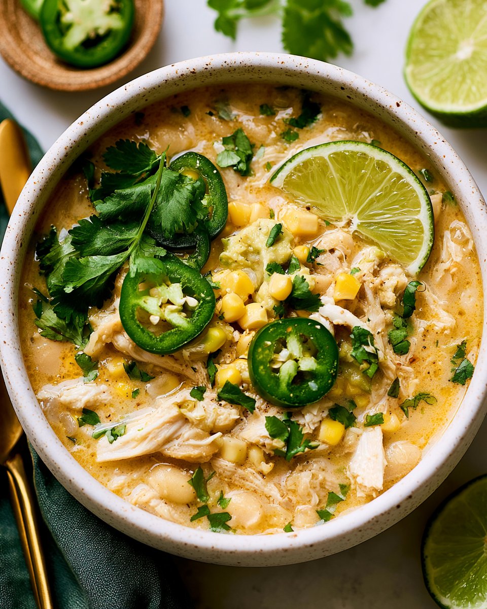 Healthy White Chicken Chili