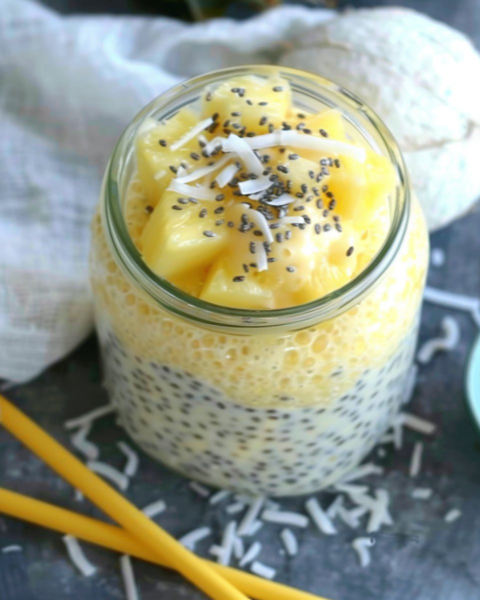 Piña Colada Chia Pudding