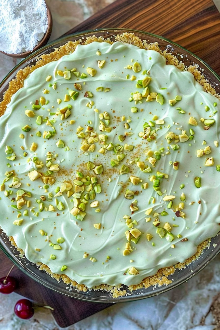 Easy Pistachio Cream Pie