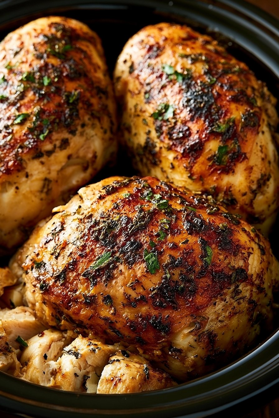 Juicy Slow Cooker Chicken Breast