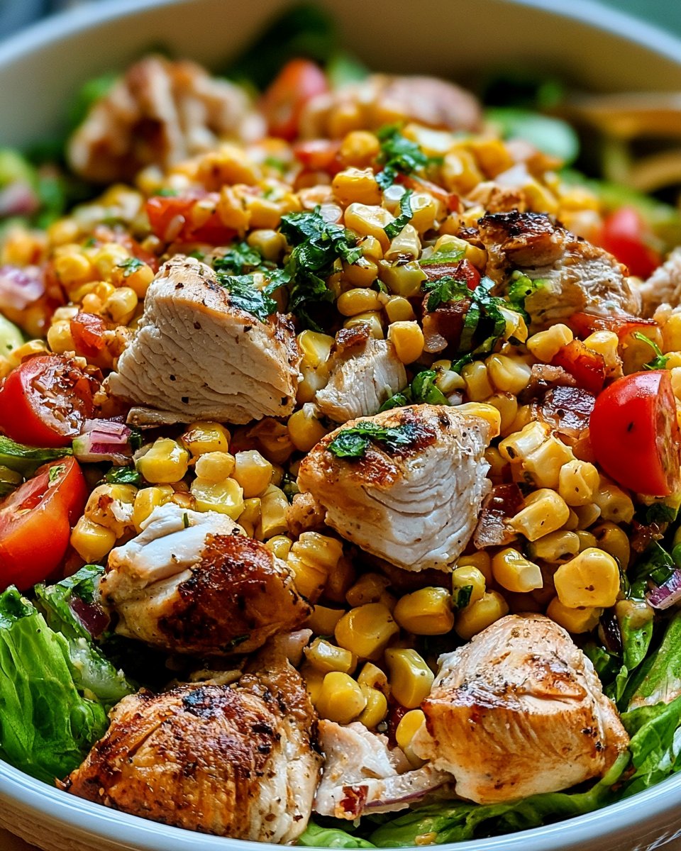 Protein-Packed Grilled Chicken Street Corn Salad