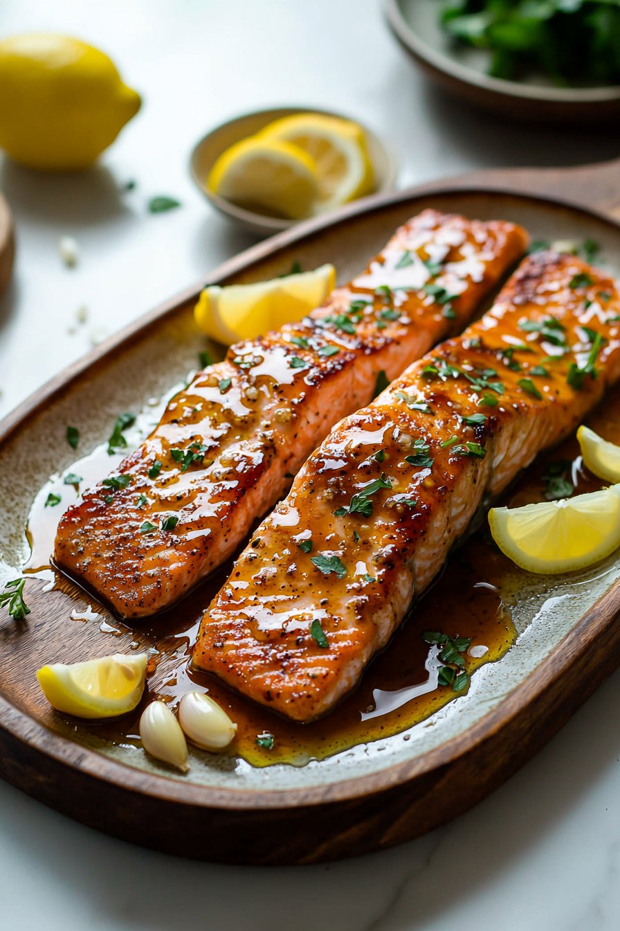 Air Fryer Honey Garlic Salmon