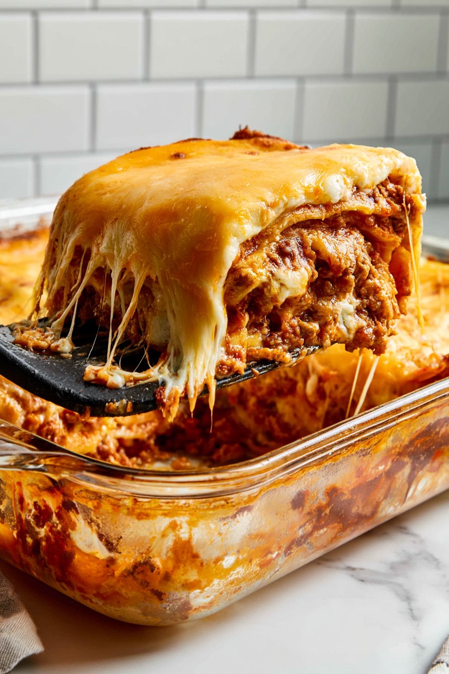 Crescent Roll Cheeseburger Casserole