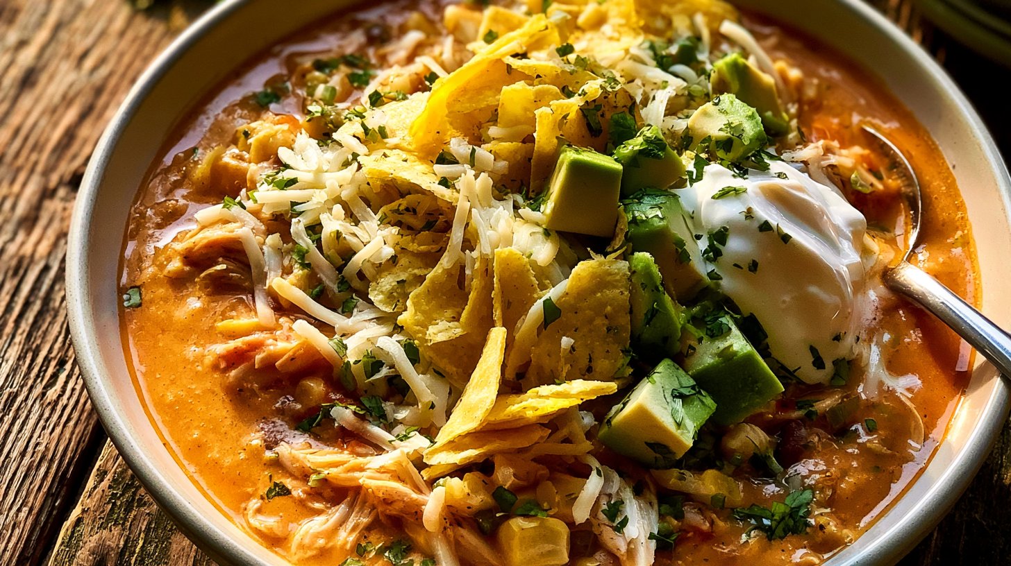 Crockpot Healthy White Chicken Chili