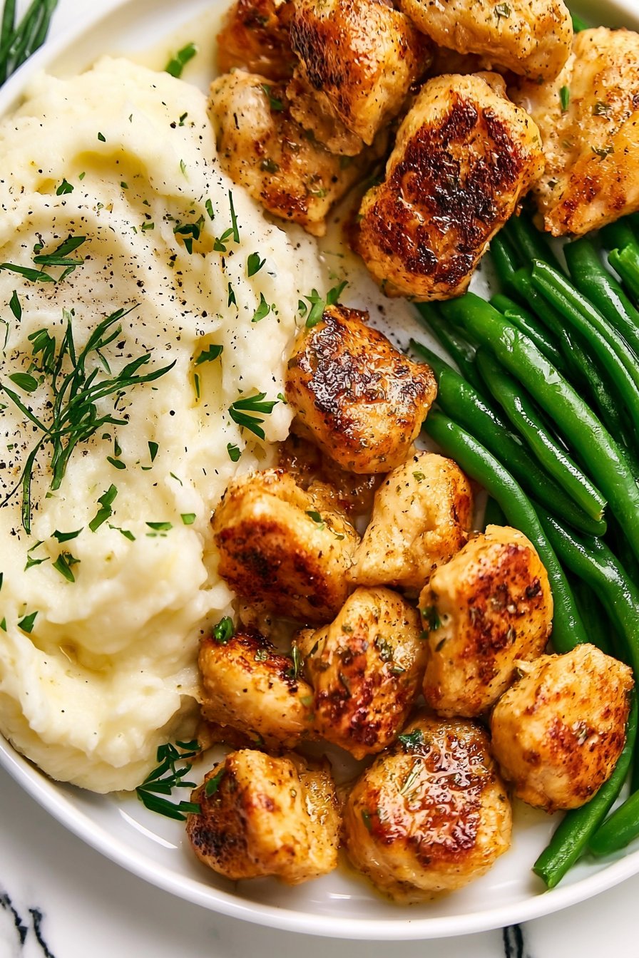 Chicken Bites with Butter 1 Buttery Chicken Bites