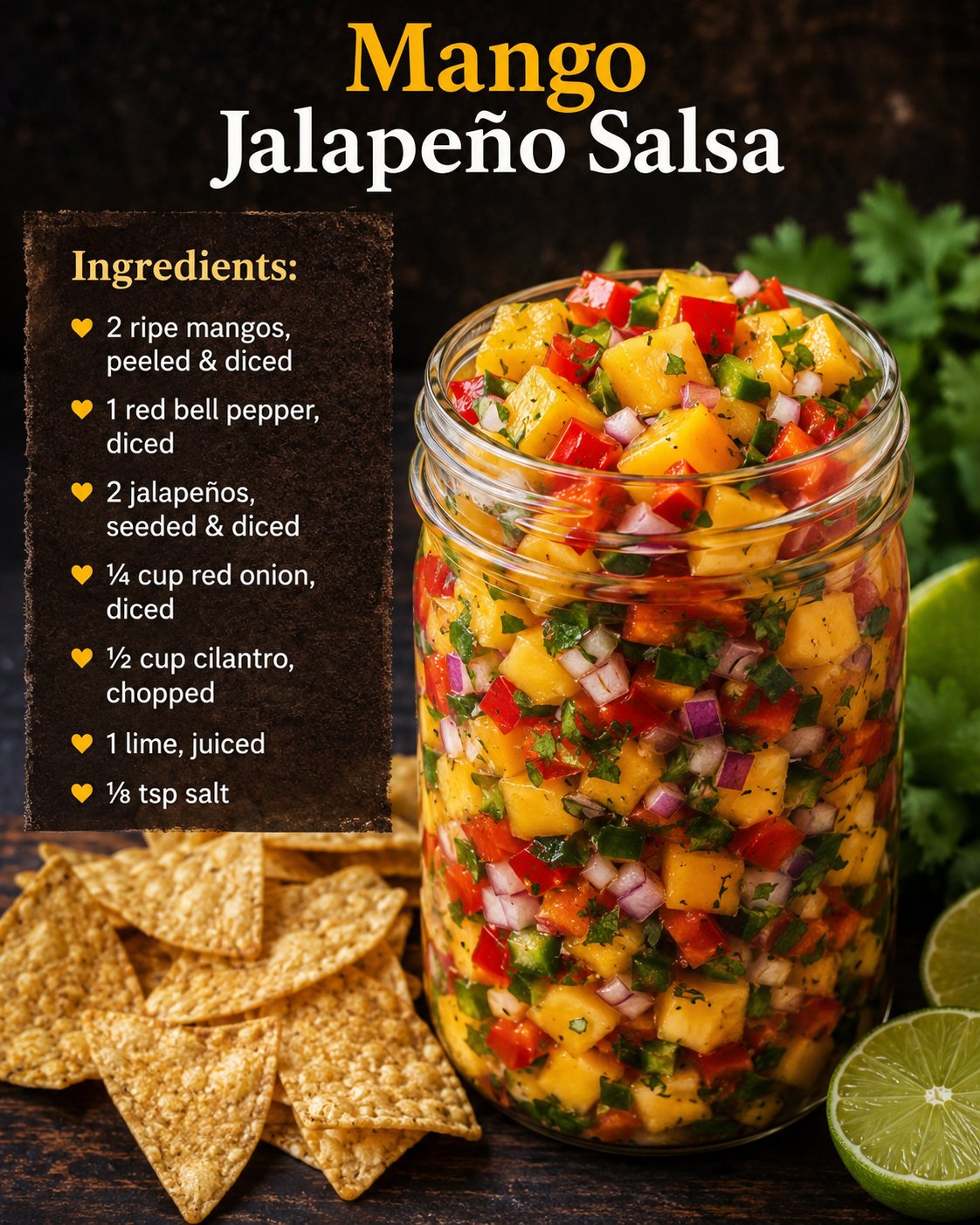 Fresh Mango Jalapeño Salsa