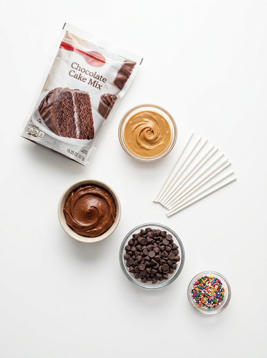 Chocolate Peanut Butter Cake Pops