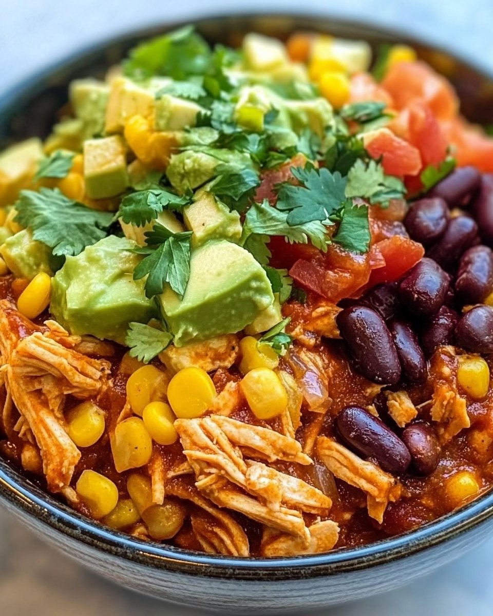 Proteinreiche Hähnchen-Enchilada-Schalen