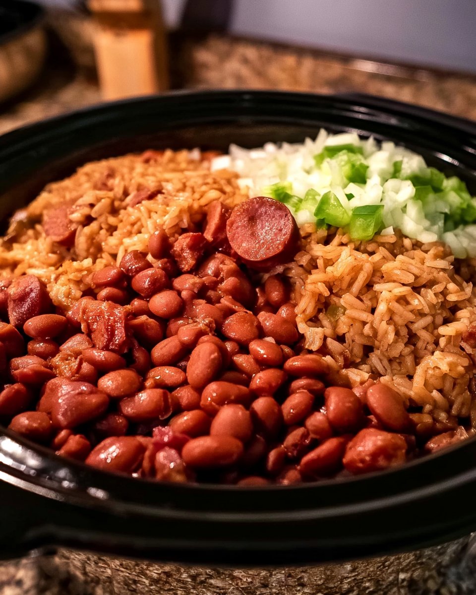 Crock-Pot Cajun Red Beans and Rice Recipe