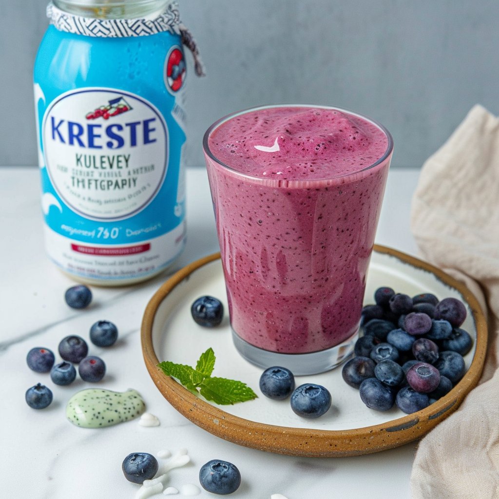 Wild Blueberry Kefir Smoothie