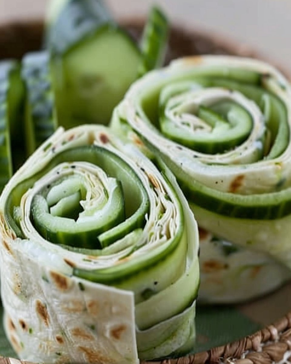Cucumber Wrap Sandwiches