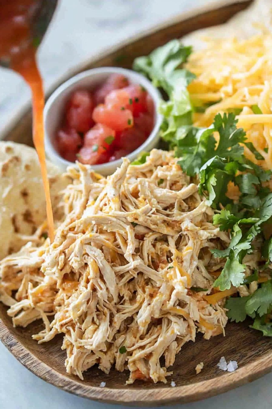 Mexican Shredded Chicken Taco Meat