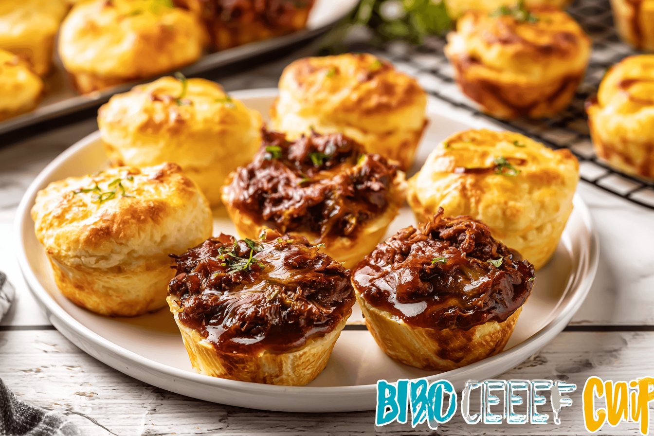 BBQ Beef Biscuit Cups