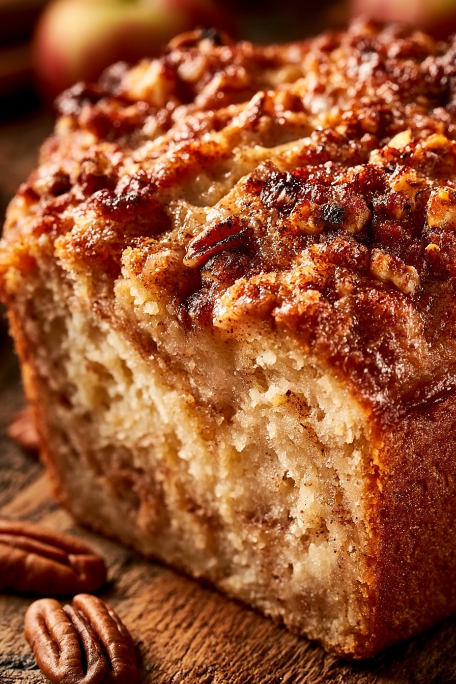 Moist and Tender Cinnamon Apple Bread | Easy cinnamon apple bread, Homemade apple bread loaf, Simple cinnamon apple bread