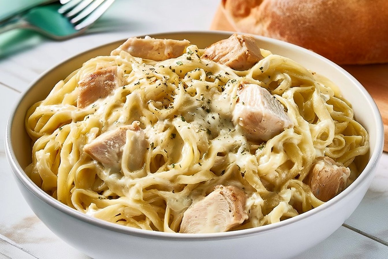 Quick and Easy Chicken Fettuccine Alfredo