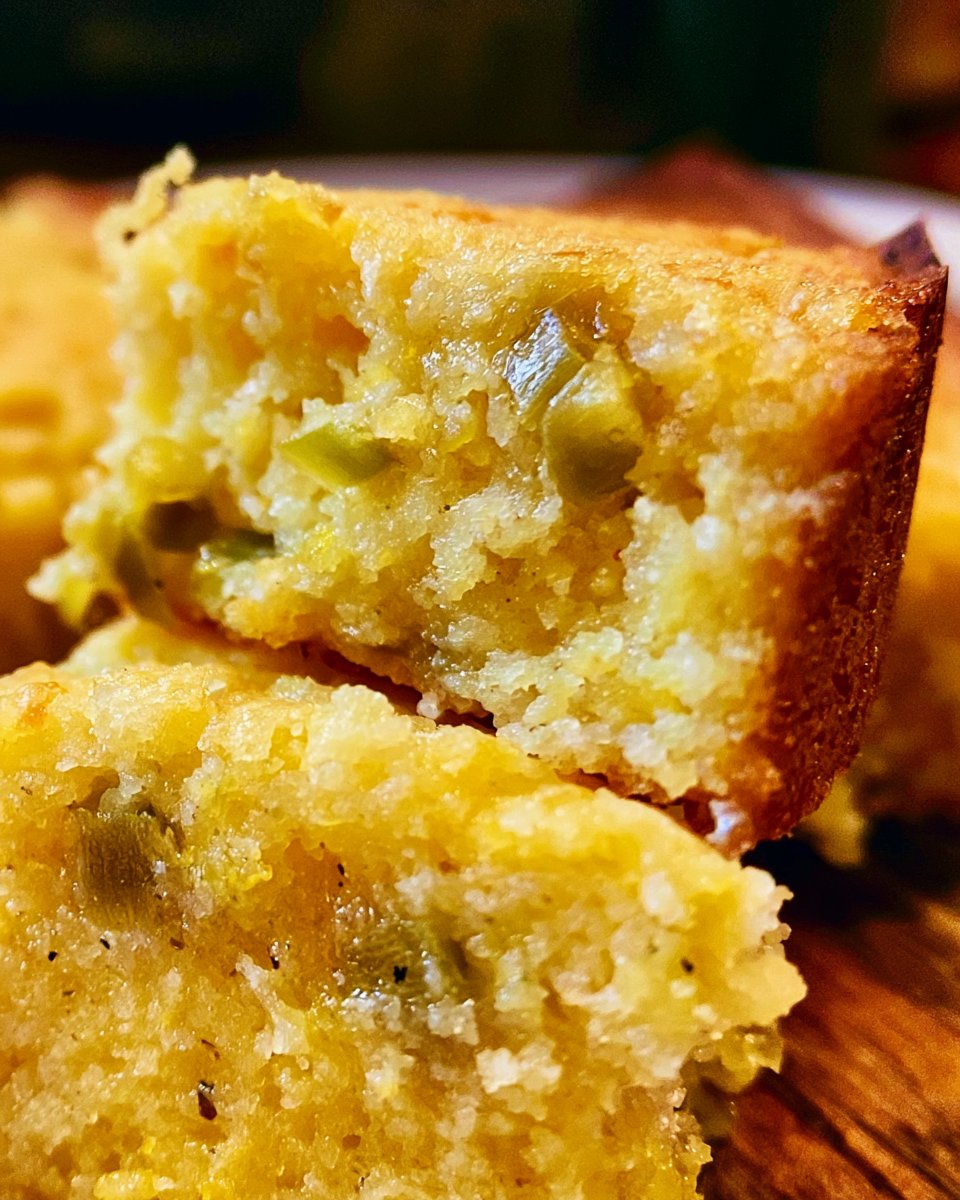 Green Chile Cornbread Recipe