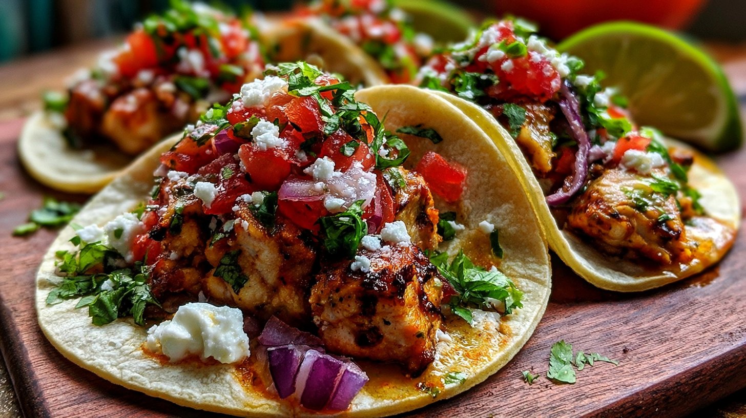 Easy Authentic Chicken Street Tacos