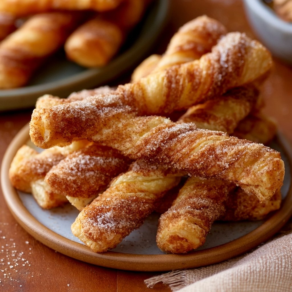 Zimt-Zucker-Sticks aus Blätterteig