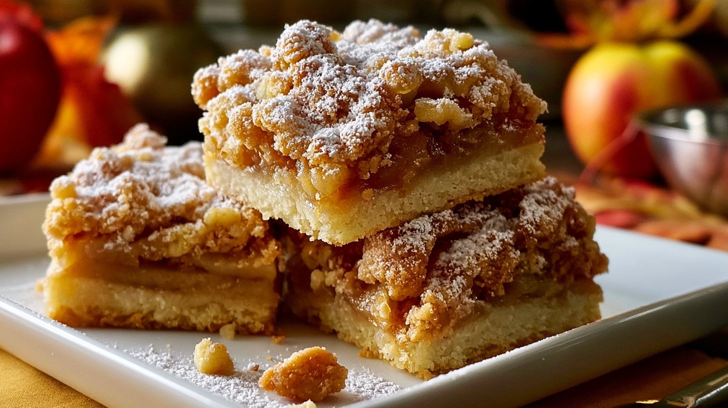 Easy Apple Crumble Bars for Fall