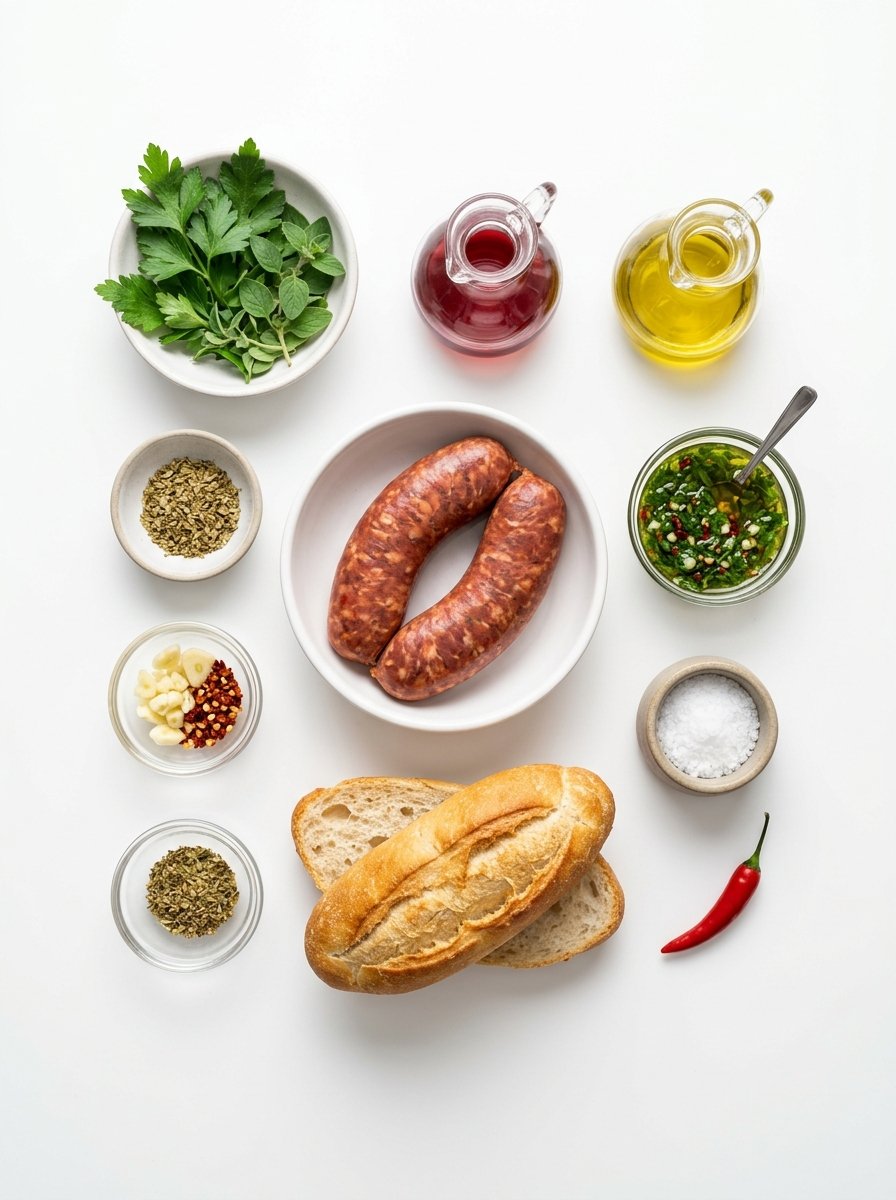 Authentic Argentinian Choripán with Chimichurri Recipe | Easy Argentinian Recipes, Spanish Sausage Recipes, BBQ Catering Ideas