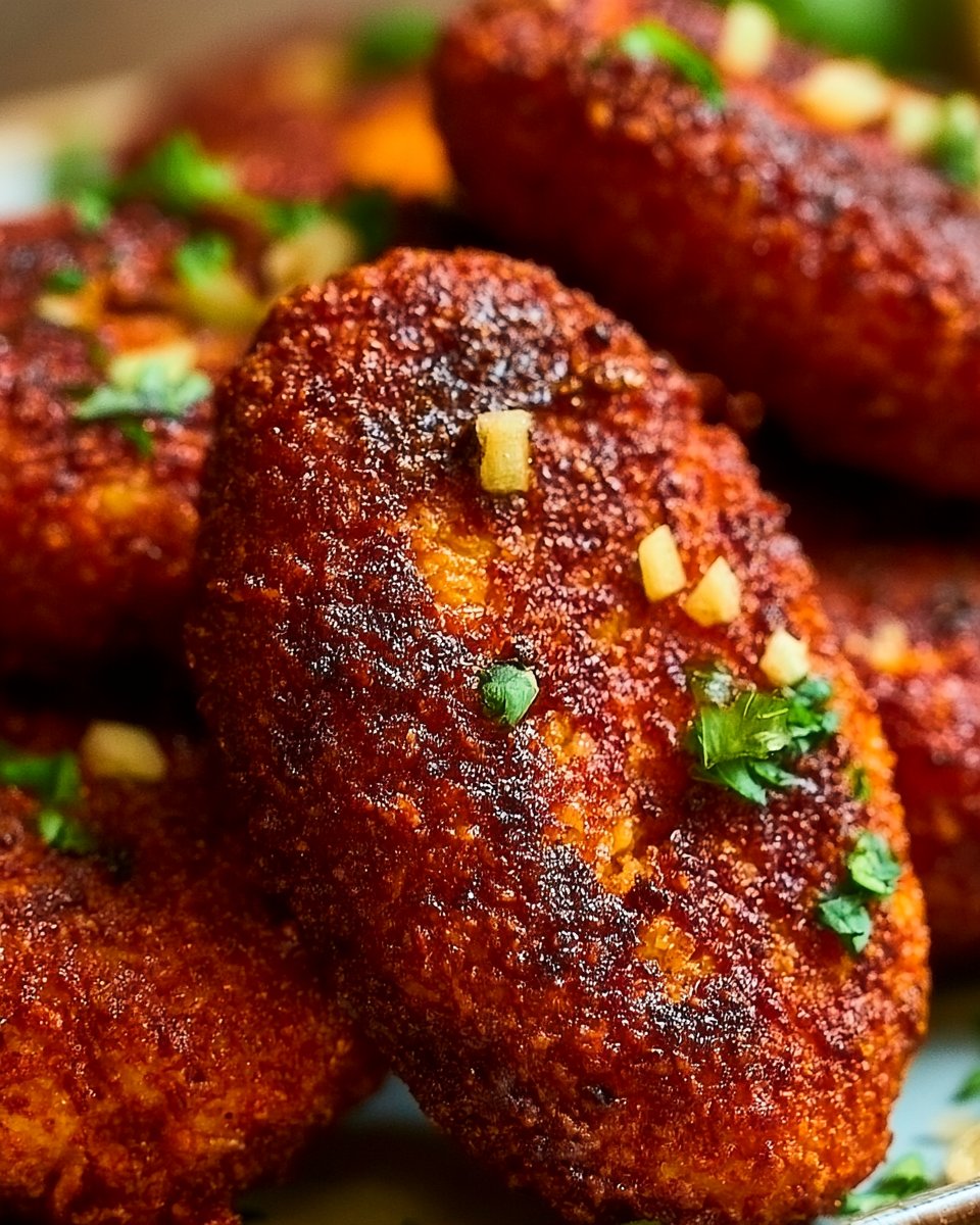 Crispy Linsenkroketten aus der Heißluftfritteuse
