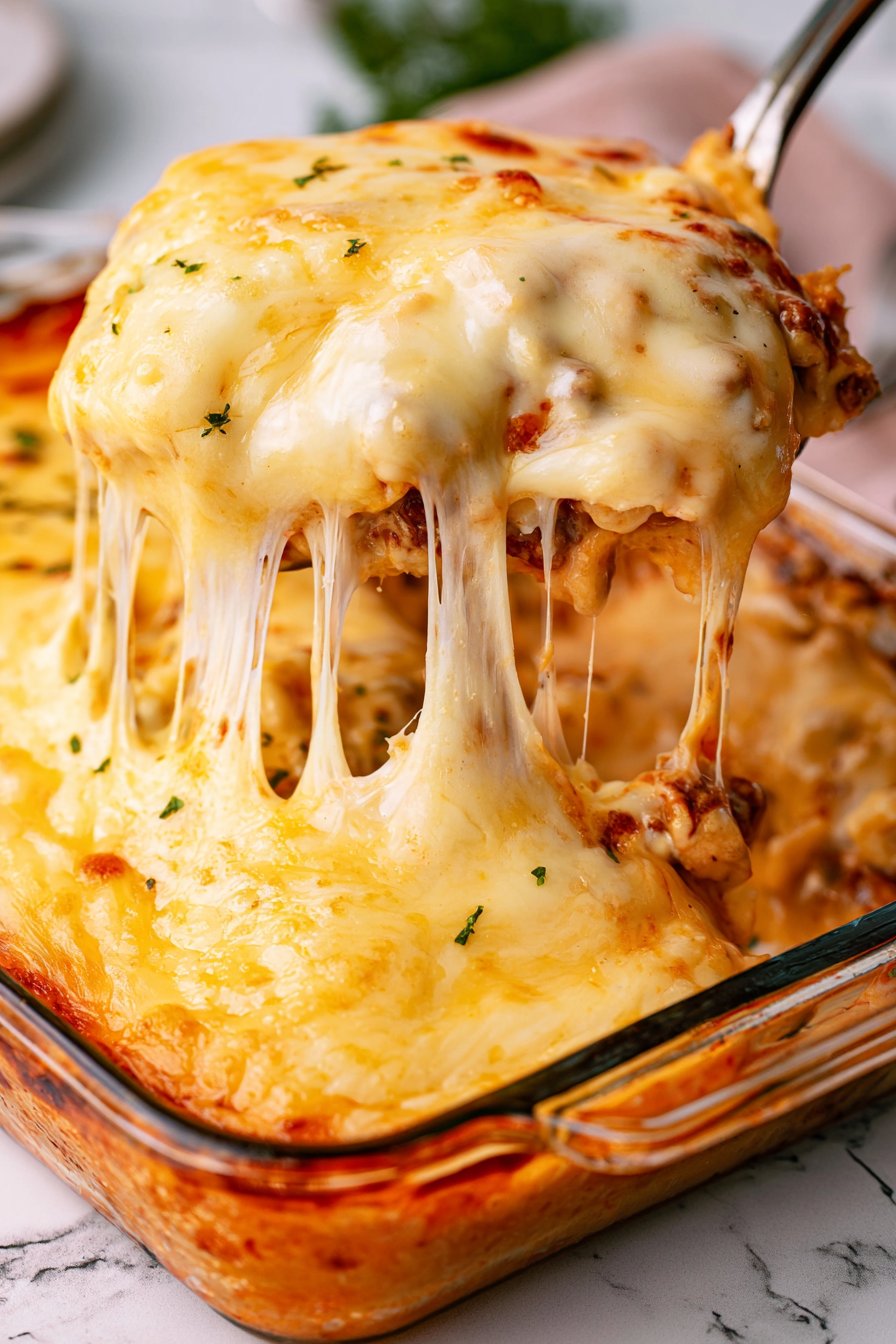 Beef Queso Taco Rice Casserole