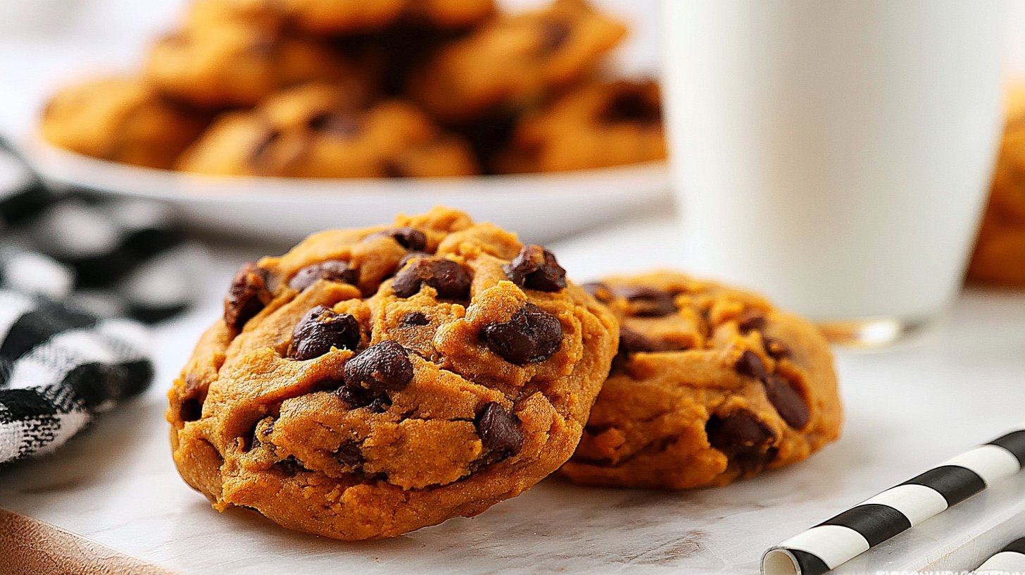 3 Ingredient Pumpkin Chocolate Chip Cookies