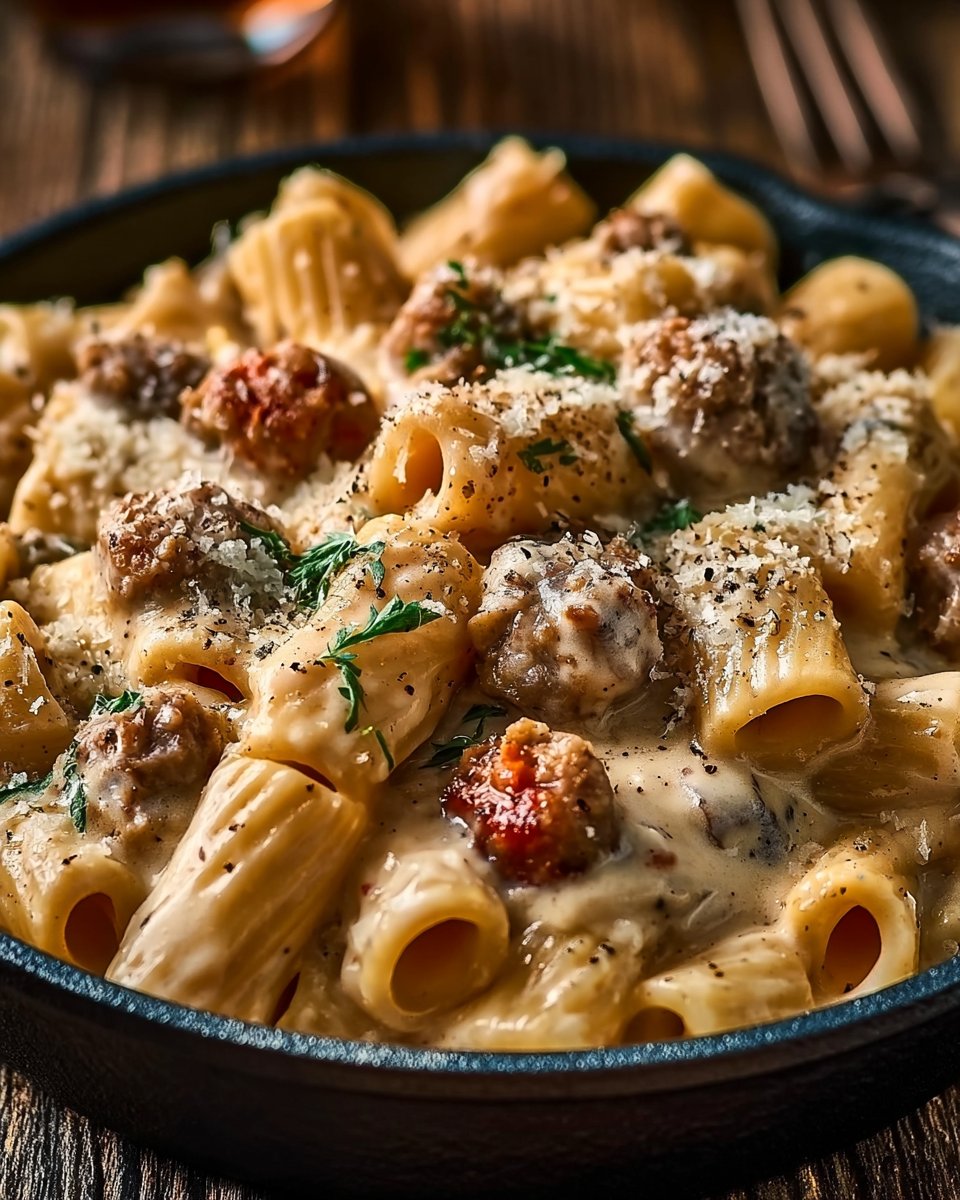 Creamy Italian Sausage Rigatoni