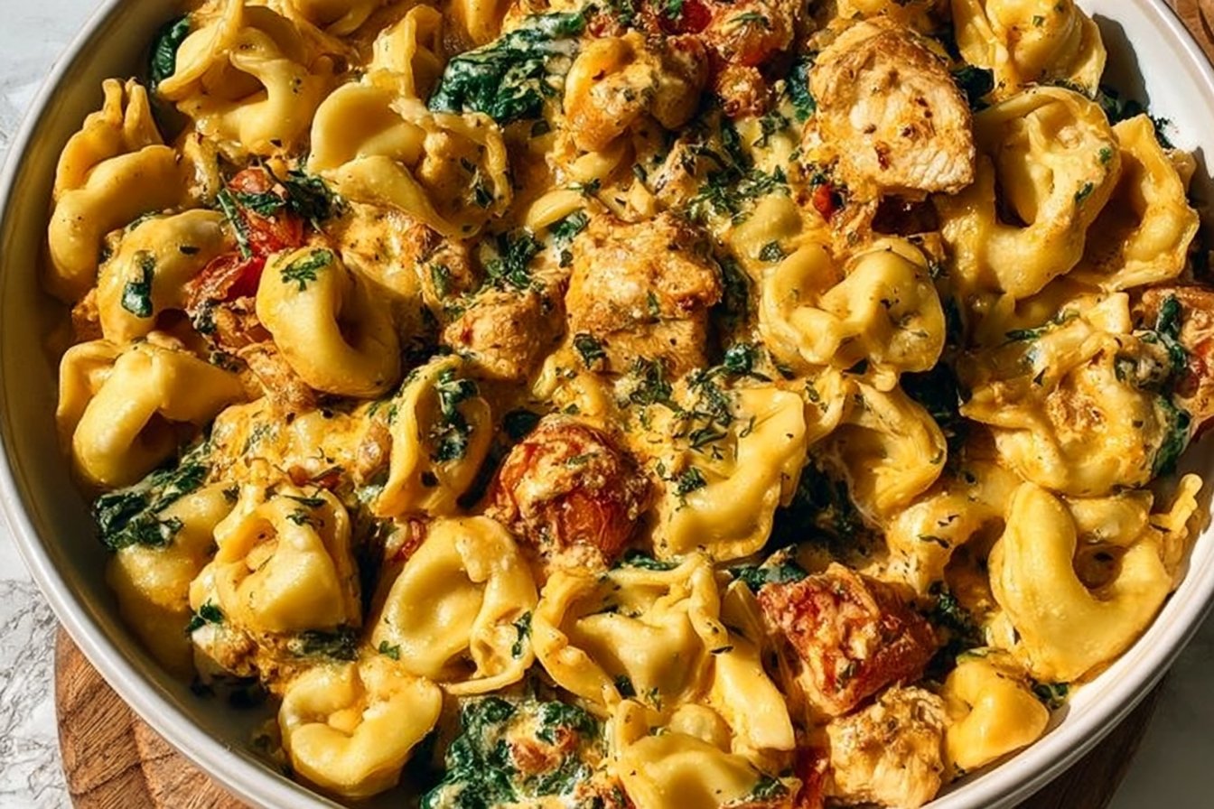 Marry Me Chicken Tortellini | Easy Pasta Dinner Recipe | Couple dinner ideas recipes, Dinner ideas to make for boyfriend, Meals with tortellini easy recipes