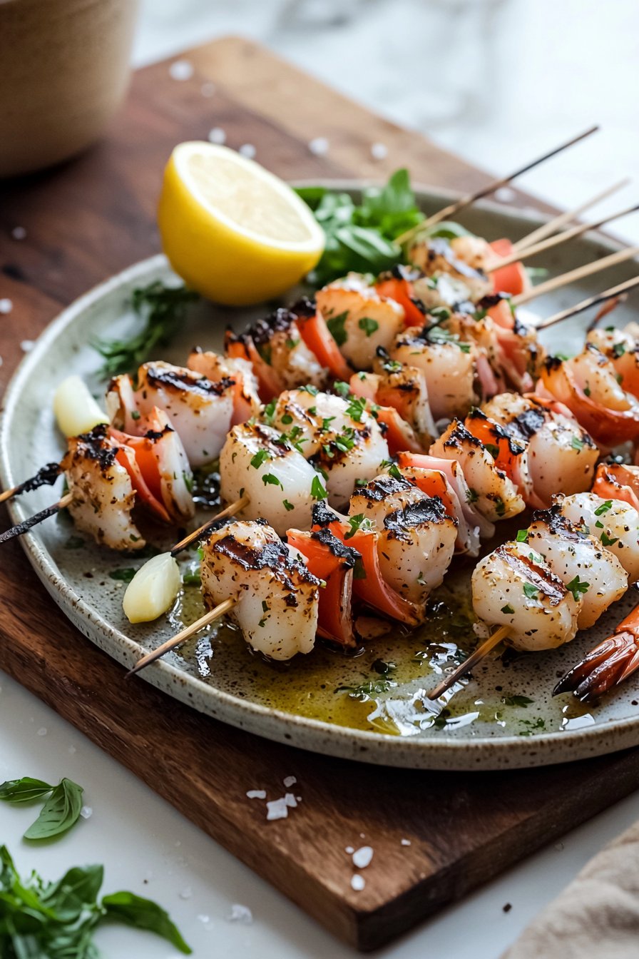 Grilled Seafood Skewers