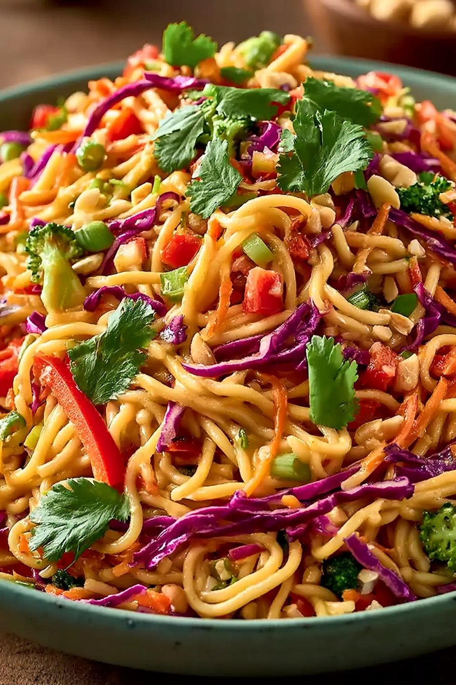 Best Thai Peanut Pasta Salad