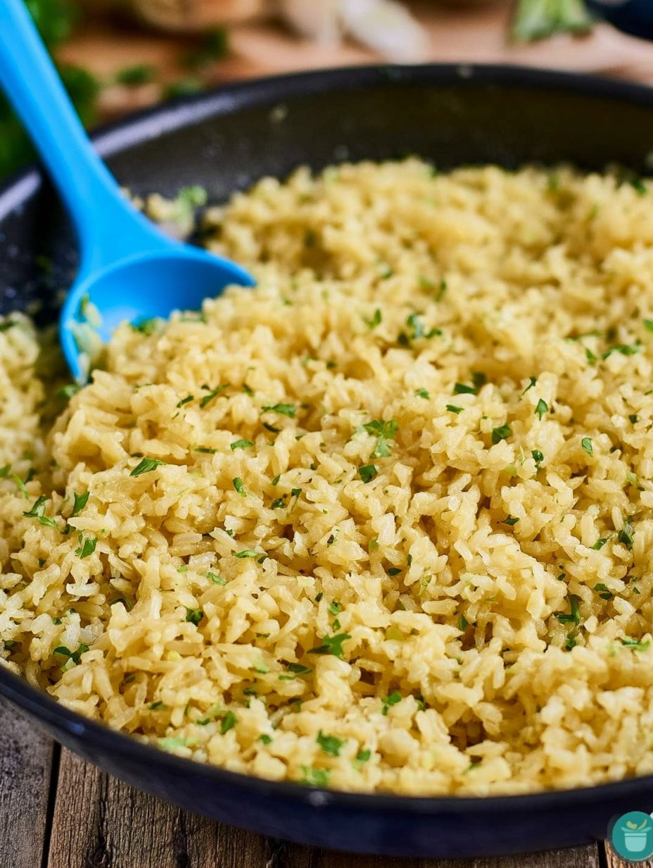Arroz con Mantequilla y Ajo