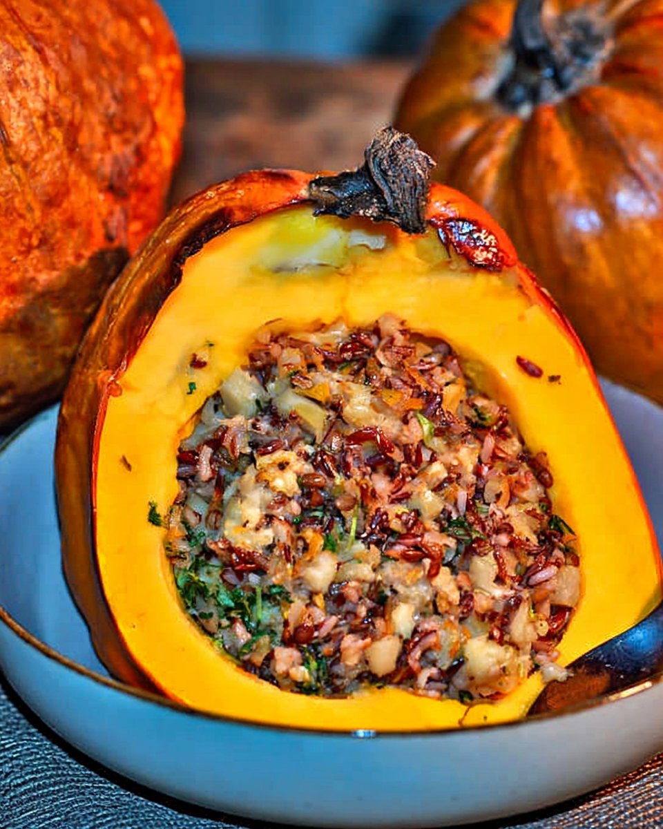 Roast Stuffed Pumpkin