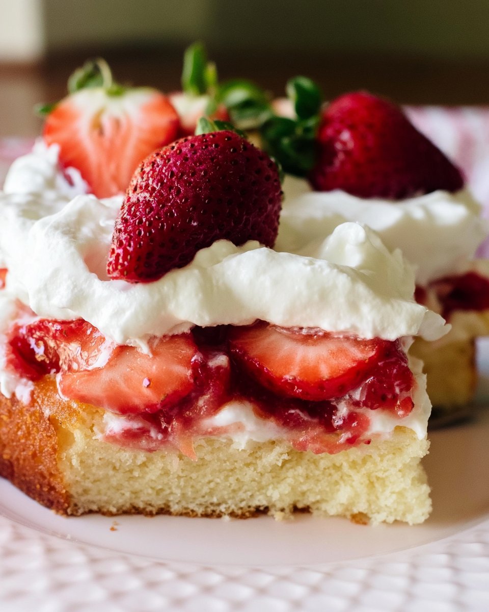 Strawberry Shortcake with Whipped Cream