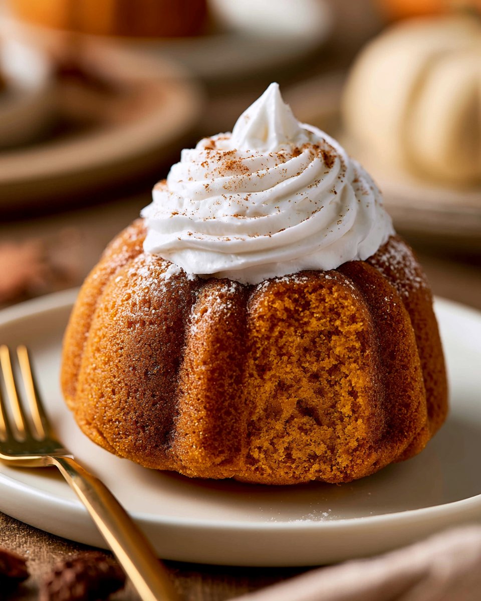 Mini Pumpkin Bundt Cakes